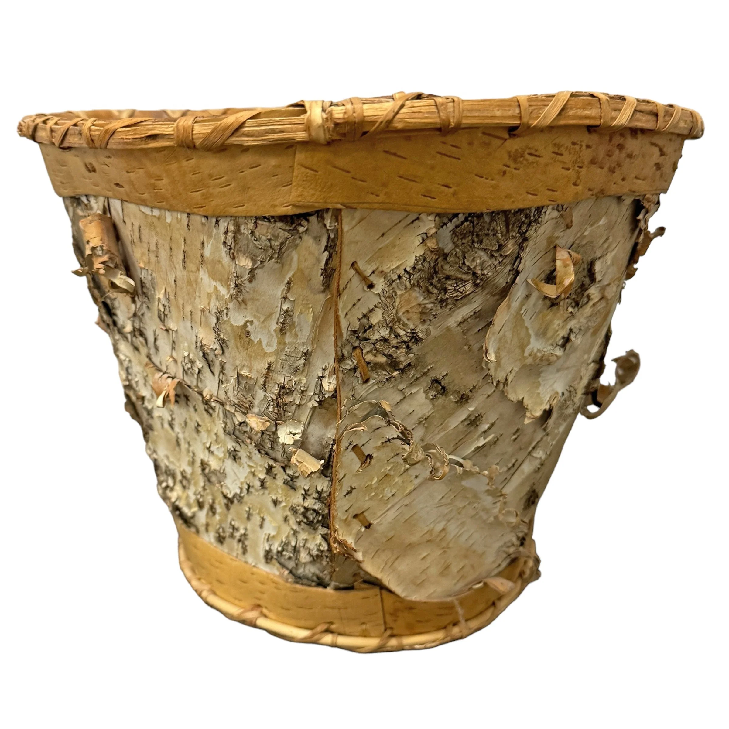 Vintage Native Chippewa Birch Bark Berry Basket — RIGHT | PROPER
